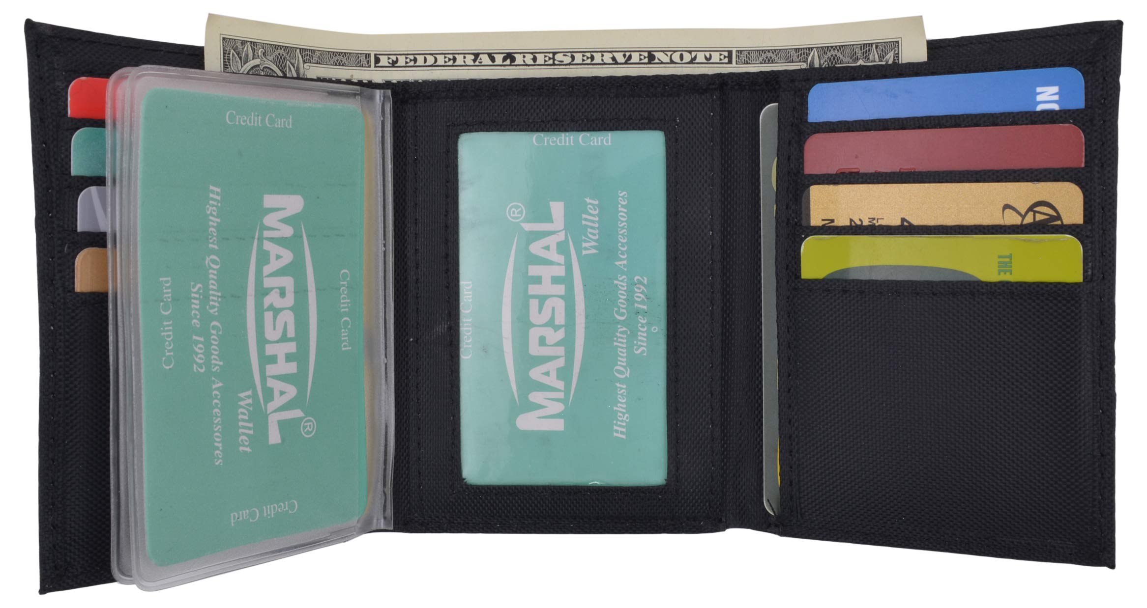 Slim & Thin RFID Blocking Trifold Wallet for Men & Boys - Credit Card & ID Holder with Multiple Color Options - Perfect for Travel, Work, and Everyday Use