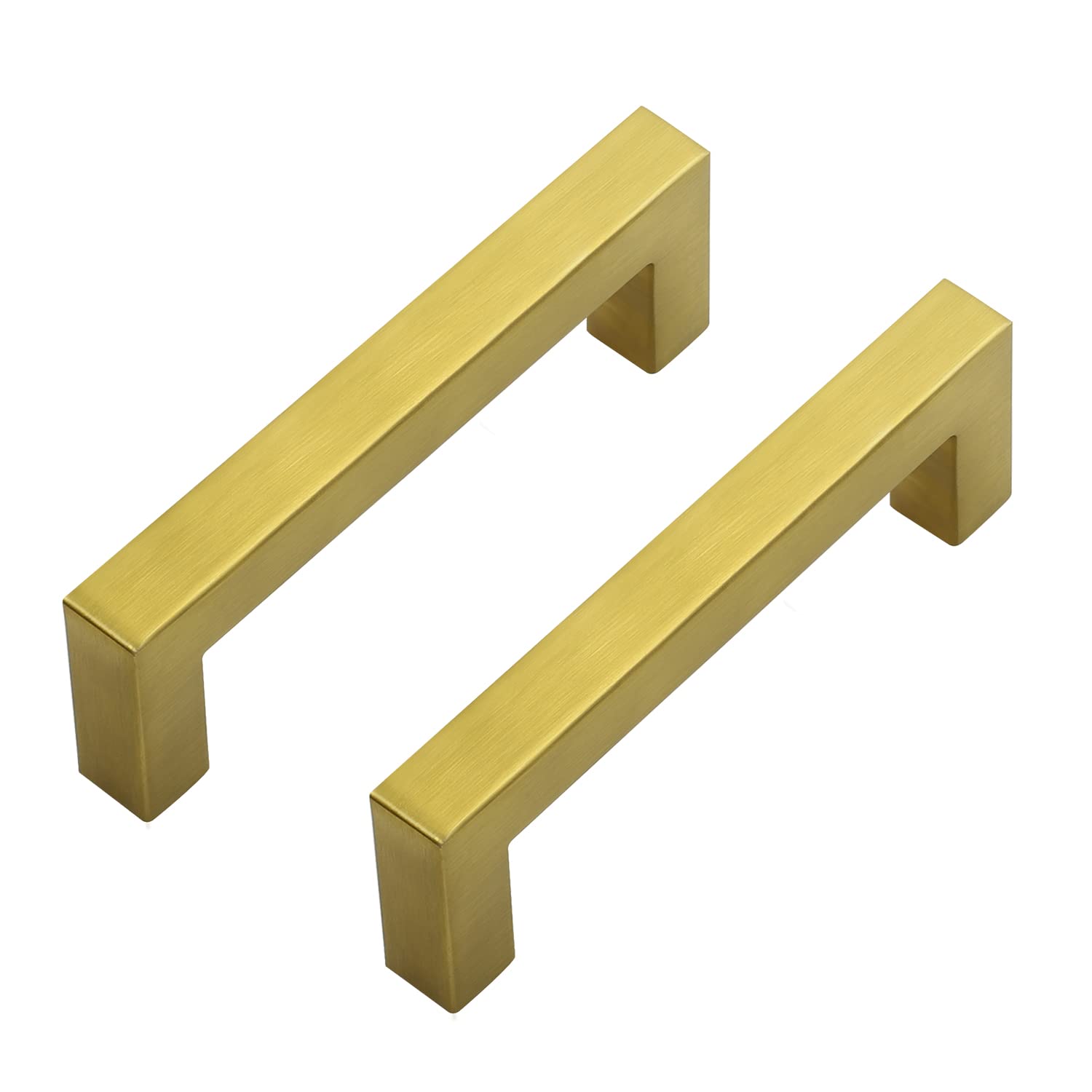 Ravinte 60 Pack Brushed Brass Cabinet Handles - Kitchen & Drawer Pulls for Home Upgrade
