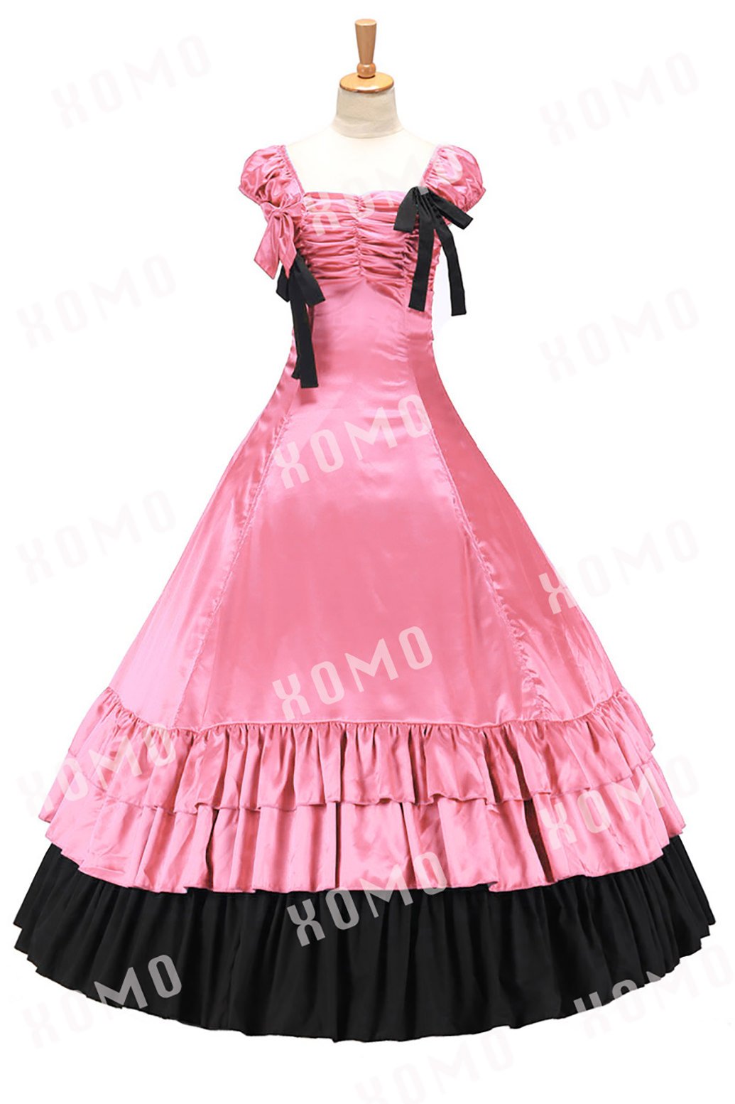Gothic Lolita Dress Sleeveless Elegant Ball Gown - Victorian Style Black Formal Dress for Cosplay, Tea Parties & Gothic Weddings