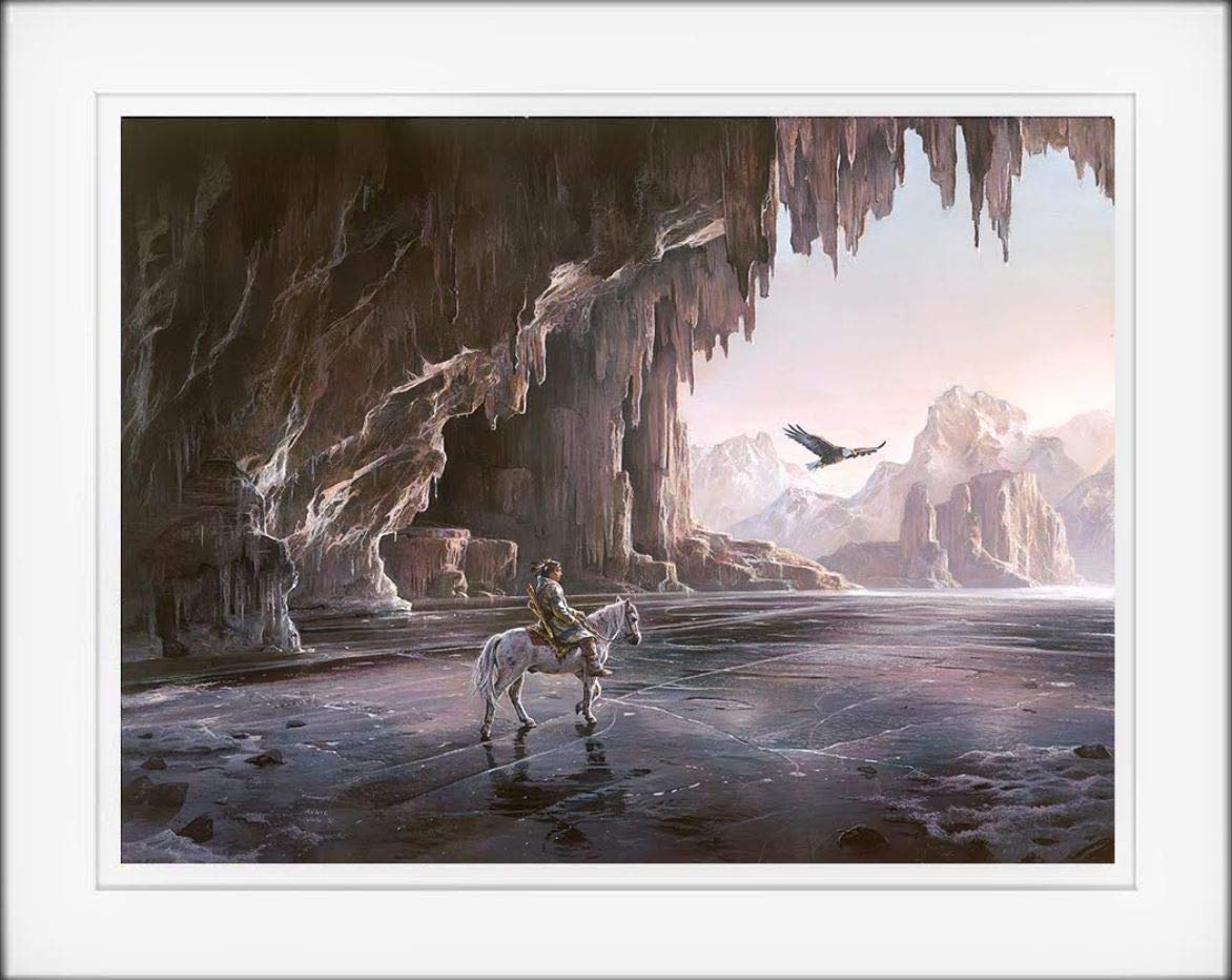 Akiane Kramarik The Messenger 10x8 Double Matted Art Print - Inspirational Wall Decor for Home, Office & Gift Giving