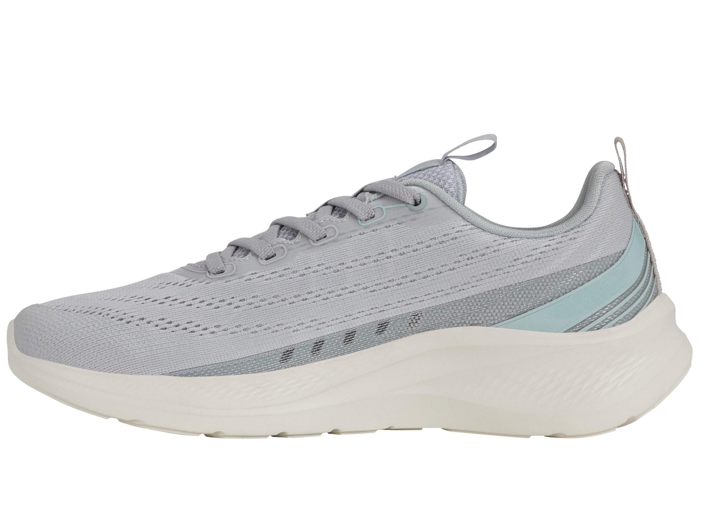 HELIO TRAINER Running Shoes for Men - Moonlight Gray/Snow Fog Green | Lightweight & Breathable for Jogging, Gym Workouts & Outdoor Activities