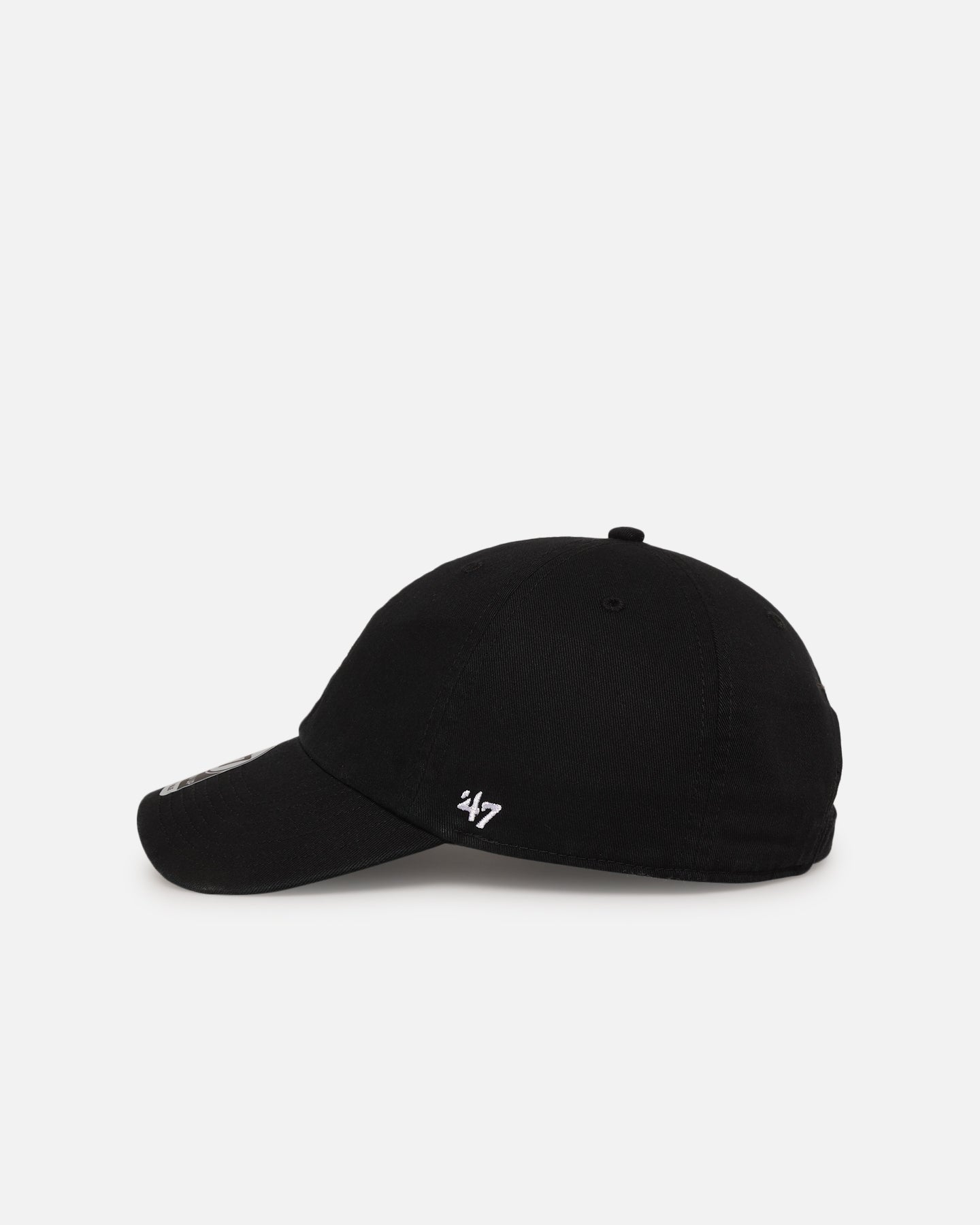 47 Brand French Bulldog 'Dog Collection' 47 Clean Up Strapback Black Hat - Adjustable Snapback Cap for Dog Lovers - Perfect for Casual Wear, Outdoor Activities and Pet-Themed Events