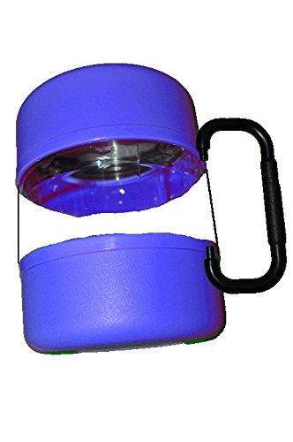 Portable Travel Food Container & Bowls Set for Pets or Kids - Leak-Proof BPA-Free Plastic, Blue - Perfect for Camping, Hiking, and Road Trips