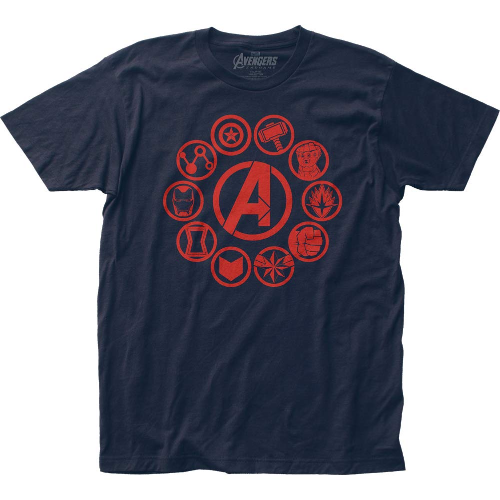 Avengers: Endgame Iconic Fitted Jersey T-Shirt for Men & Women - Superhero Movie Fan Gift & Casual Wear