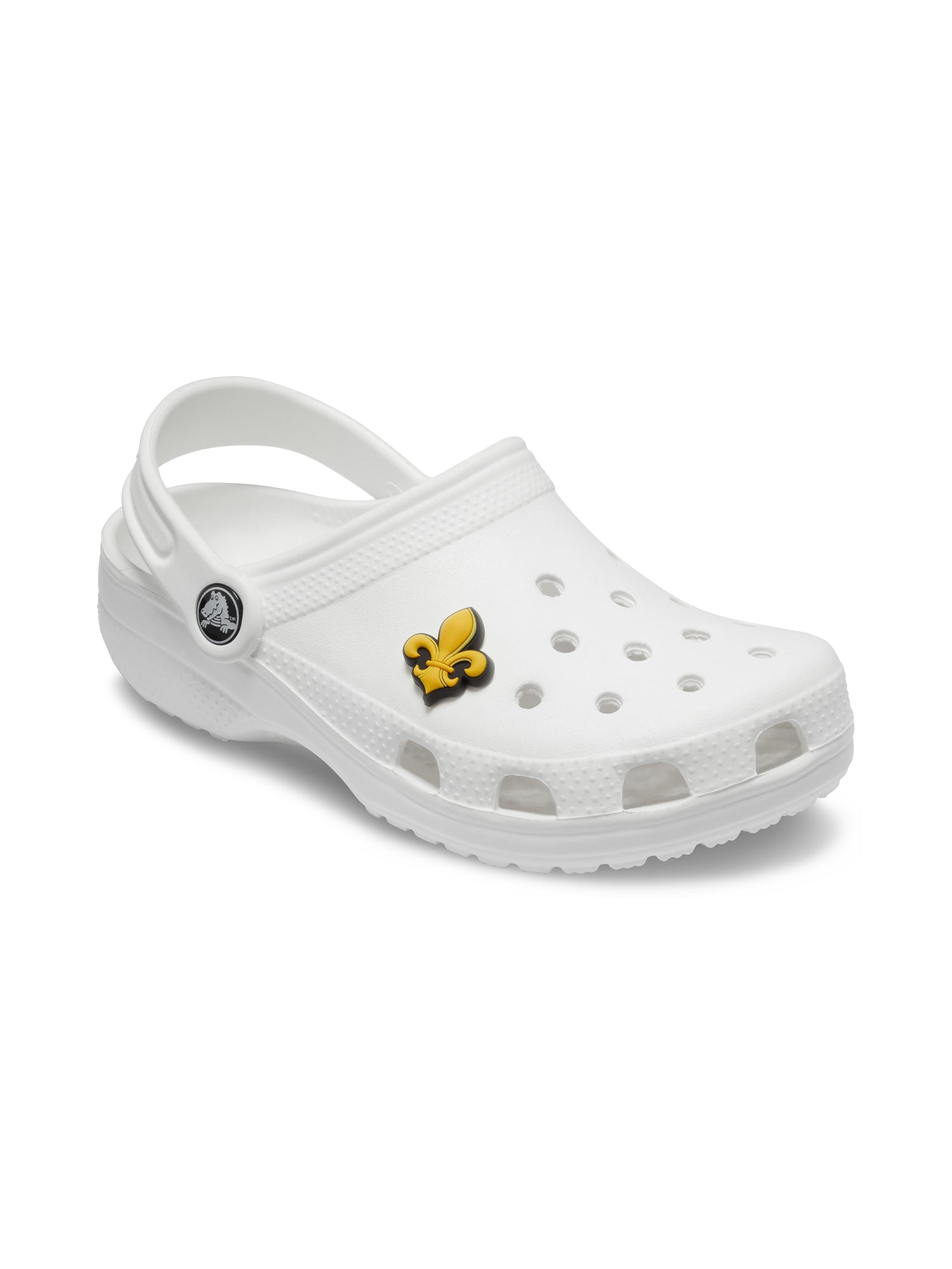 Crocs Jibbitz Fleur De Lis Charms - Customizable Shoe Clips for Crocs, Sandals & Sneakers - Perfect for Kids & Adults - Great for School, Work & Outdoor Activities