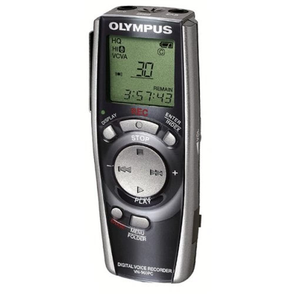 Olympus VN-960PC 128MB Digital Voice Recorder with USB PC Connectivity - Perfect for Lectures, Meetings & Interviews