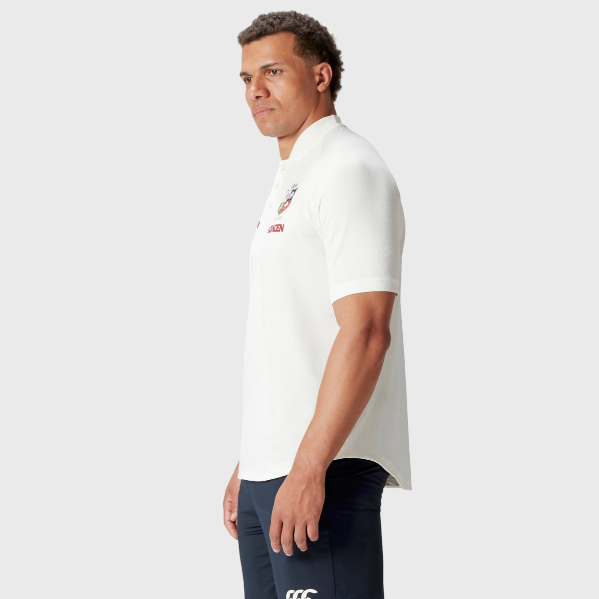 Canterbury British & Irish Lions Men's Performance Polyester Polo Shirt - White - Rugby, Golf & Casual Wear