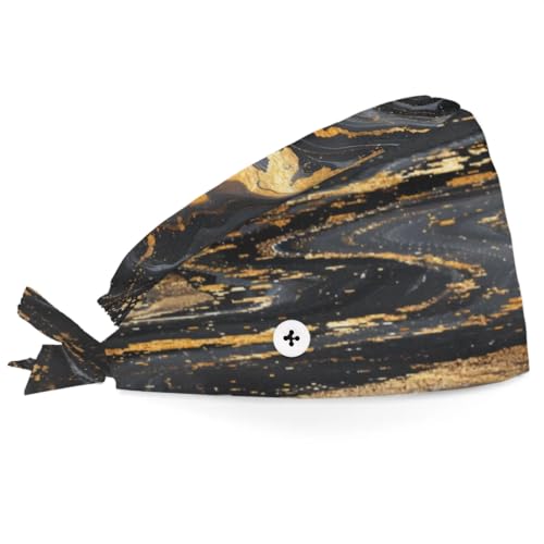 Gold Black Marble