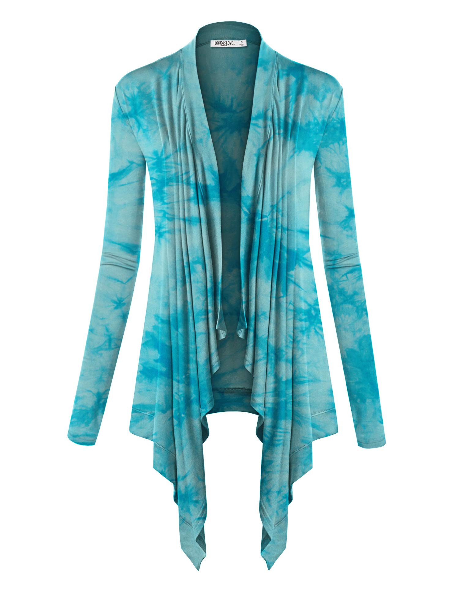 Lock and Love Women's Lightweight Long Sleeve Open Front Cardigan Sweater - Casual Duster for Layering, Office Wear & Cozy Home Outfits