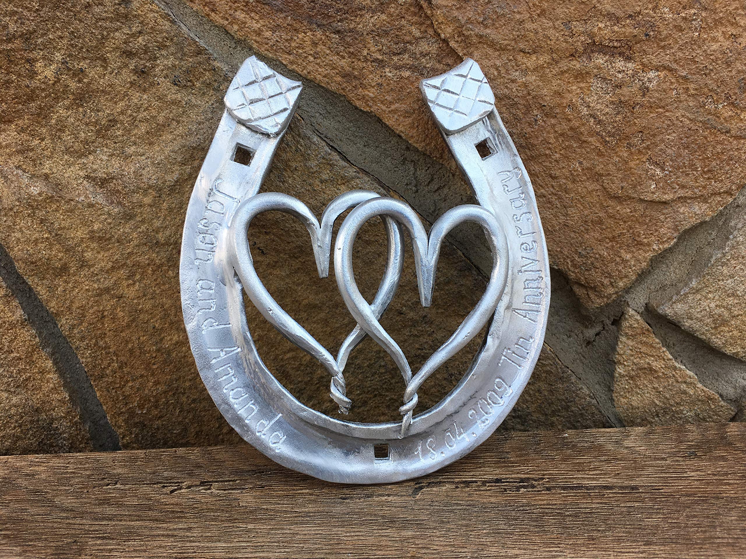 10th Anniversary Gift for Couples - Tin & Aluminum Keepsake for 10 Years Together - Perfect for Wedding Anniversaries, Romantic Celebrations & Milestone Gifts