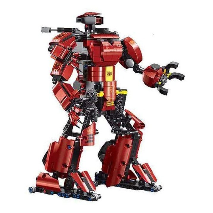 Mould King 15038 Crimson Robot Building Blocks Set - STEM Educational Toy for Kids & Adults - Creative DIY Construction Kit for Robot Lovers - Perfect for Birthday Gifts, Classroom Activities & Collectors