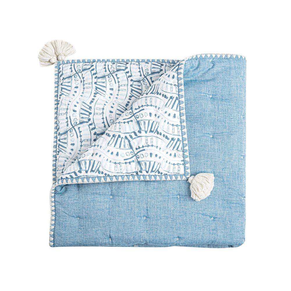 Premium Crane Caspian Quilted Blanket - Soft & Cozy Bed Throw for All Seasons | Perfect for Sofa, Bed, Couch & Travel Use
