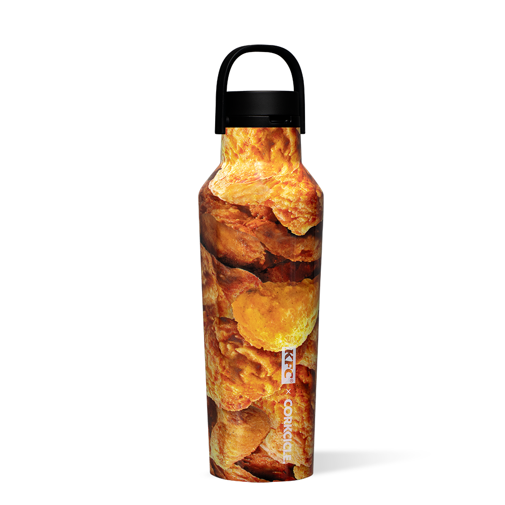 KFC x Corkcicle Sport Canteen - Insulated Stainless Steel Water Bottle for Travel, Gym & Outdoor Activities | Leakproof & Sweatproof Design | Perfect for Sports, Hiking & Daily Use