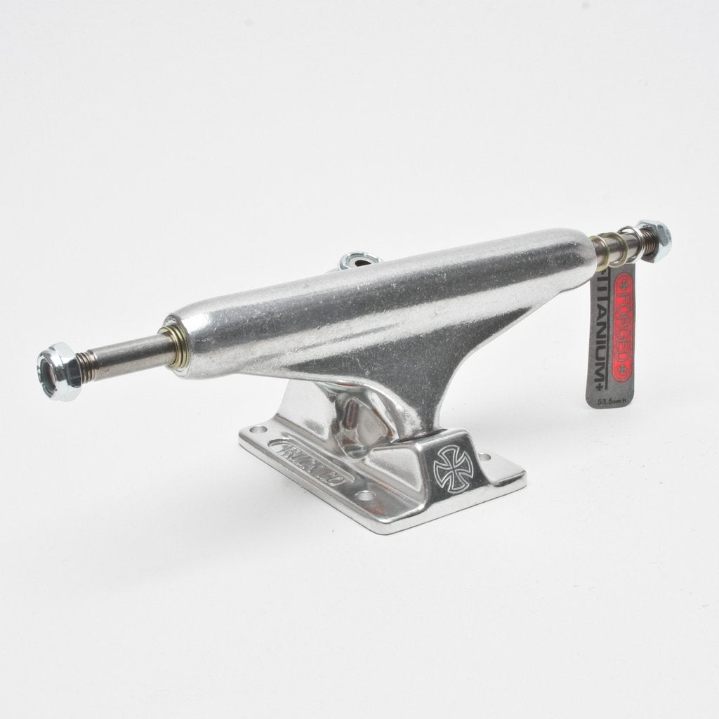 Independent Forged Titanium Silver Trucks 144 STG 11 - High-Performance Skateboard Trucks for Street and Park Riding