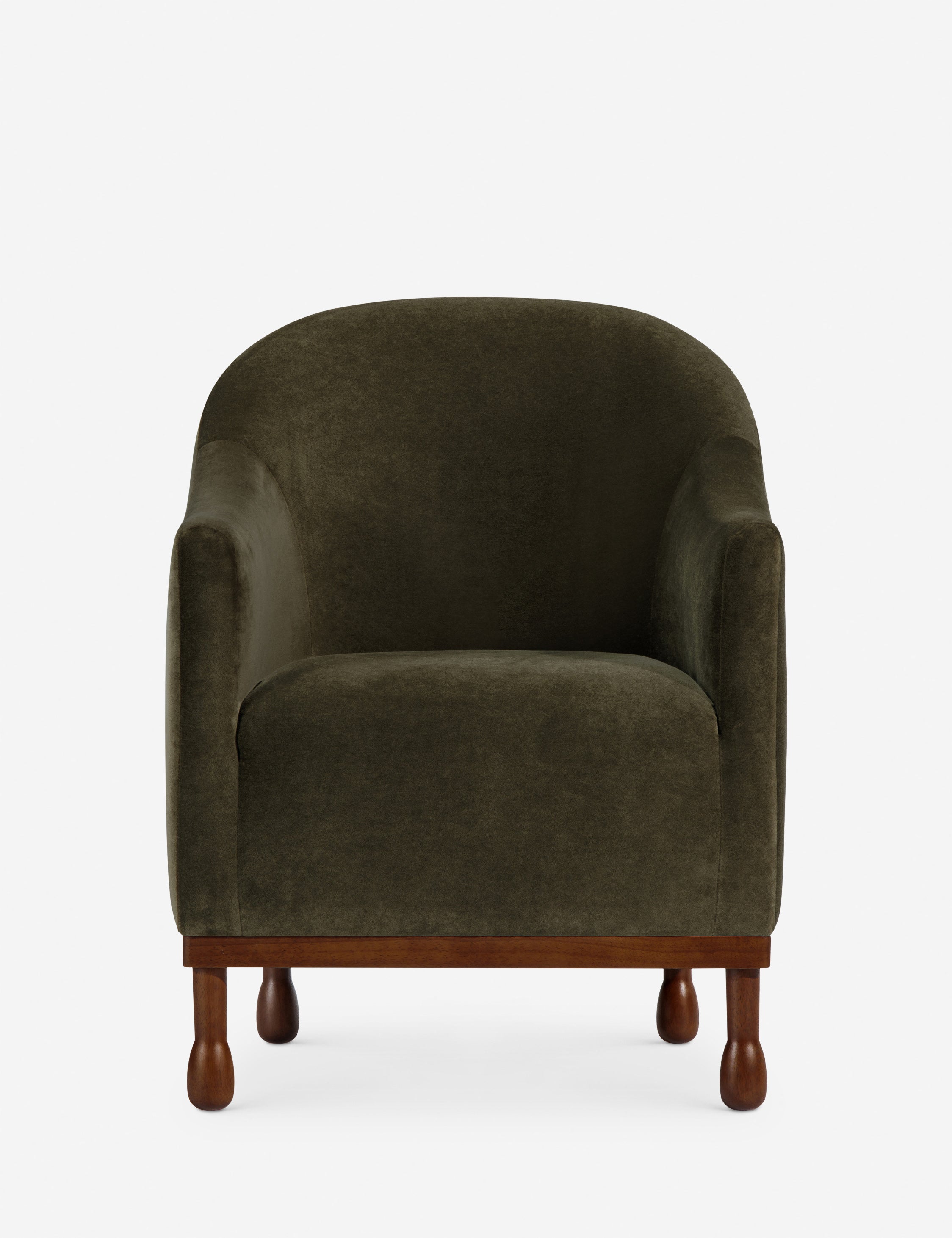 Gavin Accent Chair by Black Birch Homes x Co.House Designs - Modern Mid-Century Lounge Chair for Living Room, Bedroom & Office - Stylish Comfortable Reading Chair with Wooden Legs