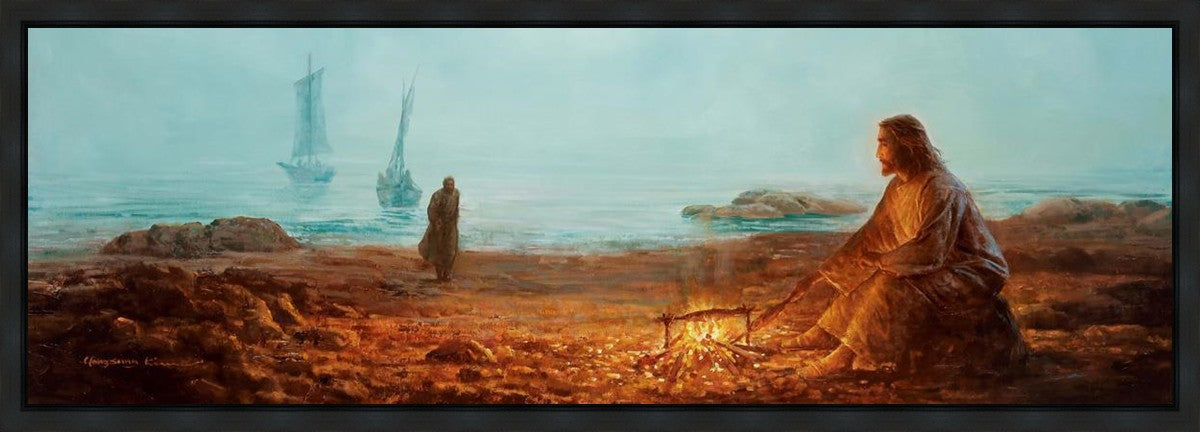 By the Shore Gallery Wrap Canvas Art - Coastal Beach Wall Decor for Living Room, Bedroom & Office - Perfect for Home & Office Decor