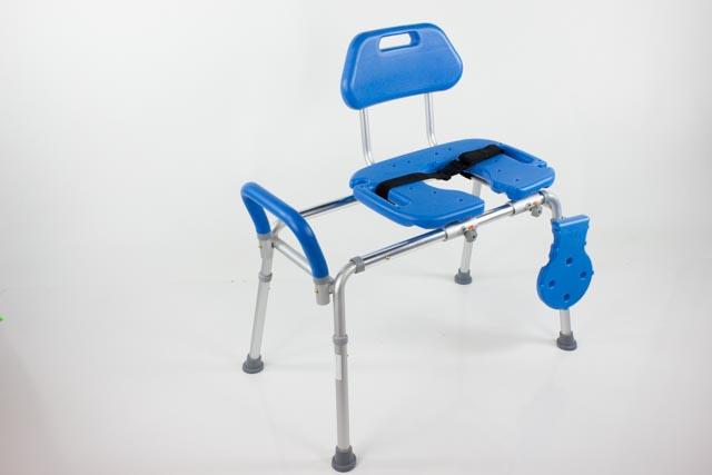 Refurbished HydroGlyde Premium Sliding Bath Transfer Bench for Elderly & Disabled - Safe Shower Seat with Non-Slip Surface for Bathroom Safety & Mobility Assistance (Ideal for Seniors, Post-Surgery Recovery & Physical Therapy)