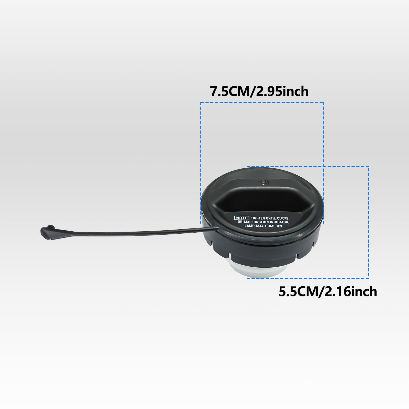 Replacement Gas Cap Fuel Cap 77300-53010 Compatible with 2000-2006 Toyota Celica Echo Land Cruiser MR2 Spyder 4Runner Highlander RAV4 Sequoia Sienna Tundra Tacoma Corolla Matrix, Scion xA xB, Lexus GS300 IS300 LS430 LX470 - Perfect for Fuel System Maintenance & Leak Prevention