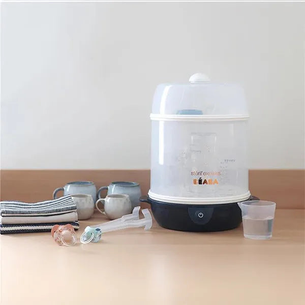 Steril'Express 2-in-1 Baby Bottle Sterilizer and Dryer | UV Sanitizer for Pacifiers, Breast Pump Parts & Baby Accessories | Perfect for Nursery, Travel & Daycare Use