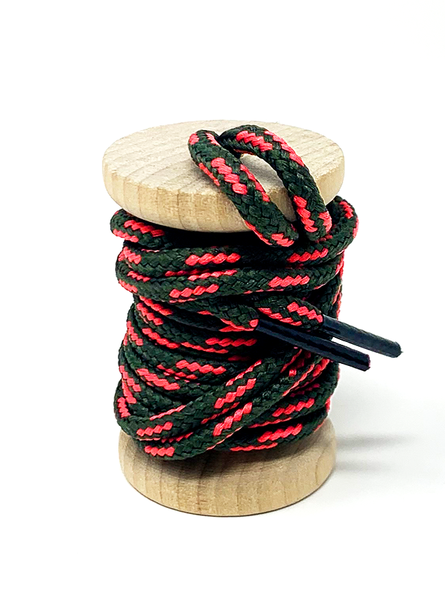 Forest Night & Guava Boot Laces - Stylish and Durable Shoelaces for Hiking Boots, Work Boots & Outdoor Shoes - Perfect for Camping, Hiking and Adventure Activities