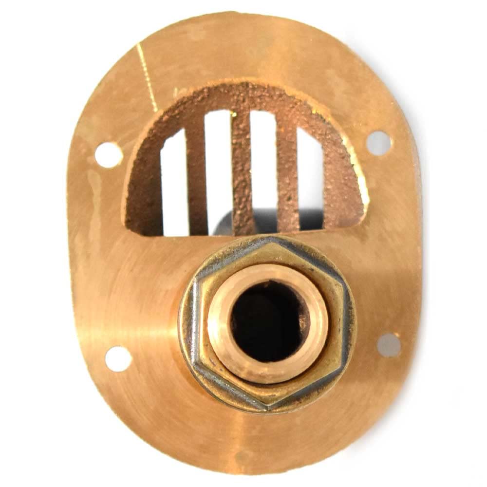Perko 290369699 Bronze Boat Intake Strainer 1/2 Inch - Marine Water System Filtration for Rinker & Other Boats | Perfect for Saltwater & Freshwater Use