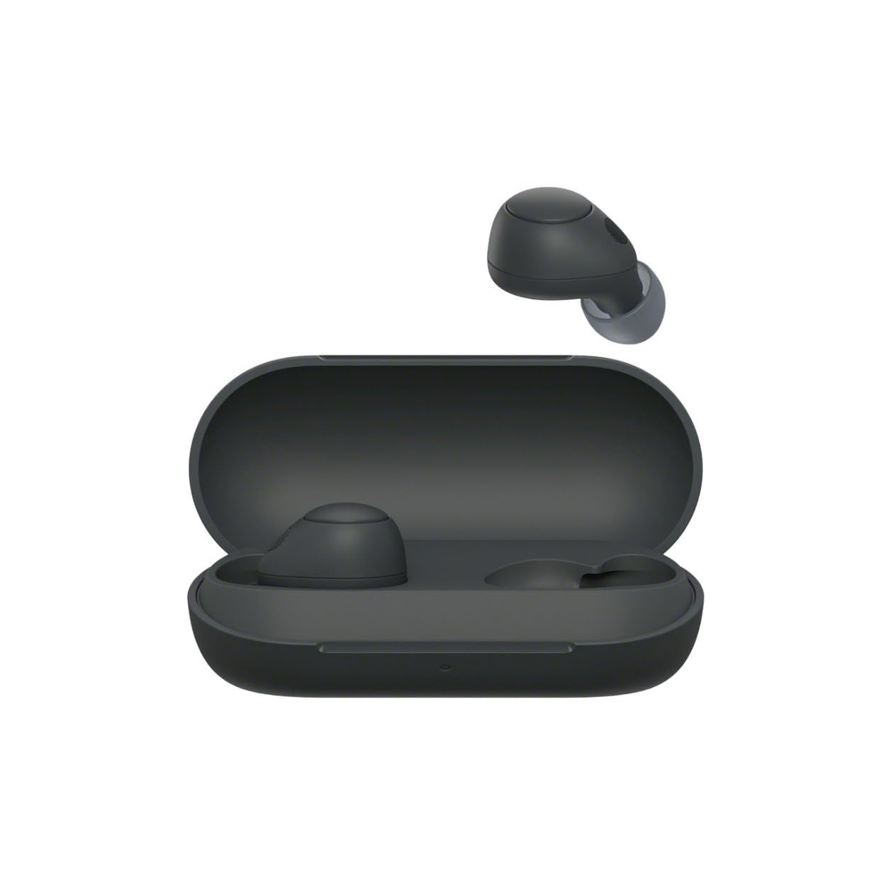 Sony WF-C700N Wireless Noise Canceling Bluetooth Earbuds with Mic - Black | Includes Memory Foam & Silicone Ear Tips (3 Pairs Each) | Perfect for Commuting, Workouts & Travel