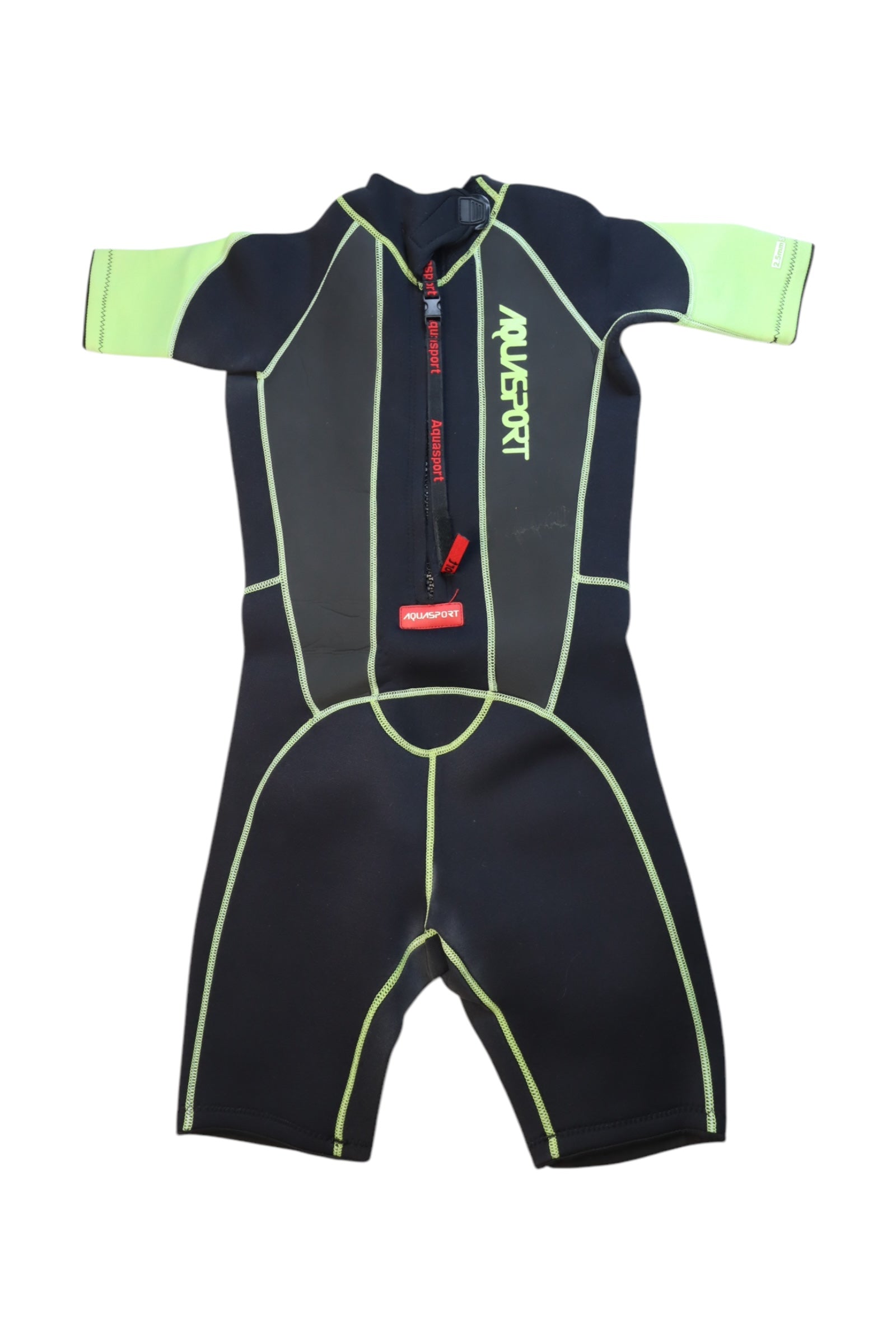 Aquasport Short Sleeve Wetsuit for Kids - 10 Years Old | Youth Neoprene Swimsuit for Surfing, Swimming & Water Sports | Perfect for Beach, Pool & Outdoor Activities