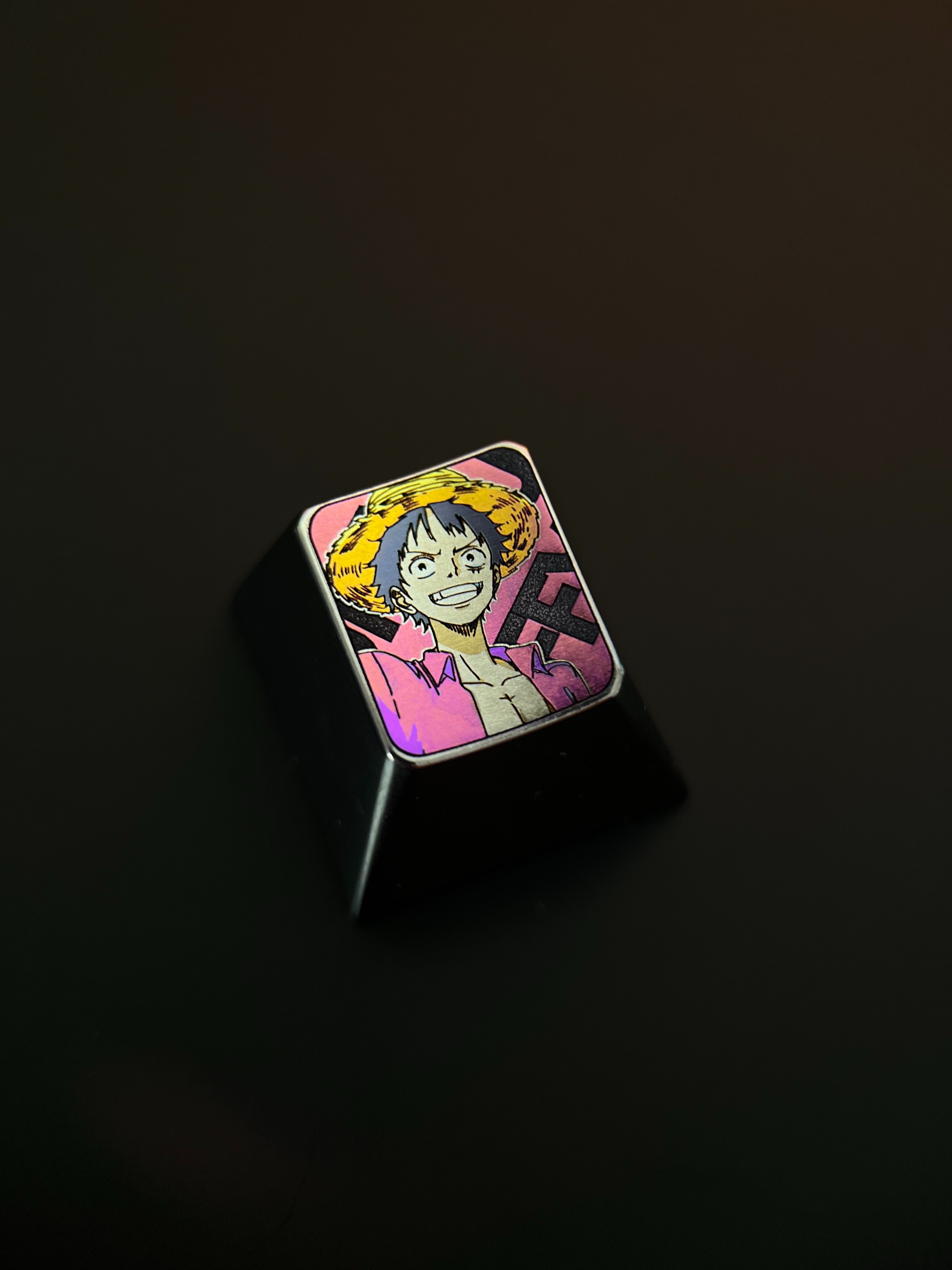 One Piece Anime Keycaps - Luffy, Nami, Robin Titanium Alloy 1U Custom Mechanical Keyboard Keycaps for Gaming PC Setup | Perfect for Anime Fans & Gamer Room Decor