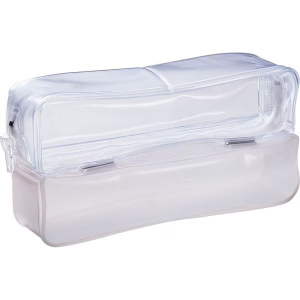 KING JIM CHEERS! Twin Pen Case - Premium Dual Pen Holder for Fountain Pens, Ballpoints & Gel Pens - Perfect for Office, School & Travel