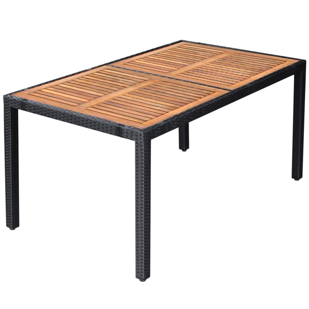 7-Piece All-Weather Outdoor Dining Set - Durable Poly Rattan Table & Chairs for Patio, Backyard, Garden, Poolside - Perfect for Al Fresco Dining & Outdoor Entertaining