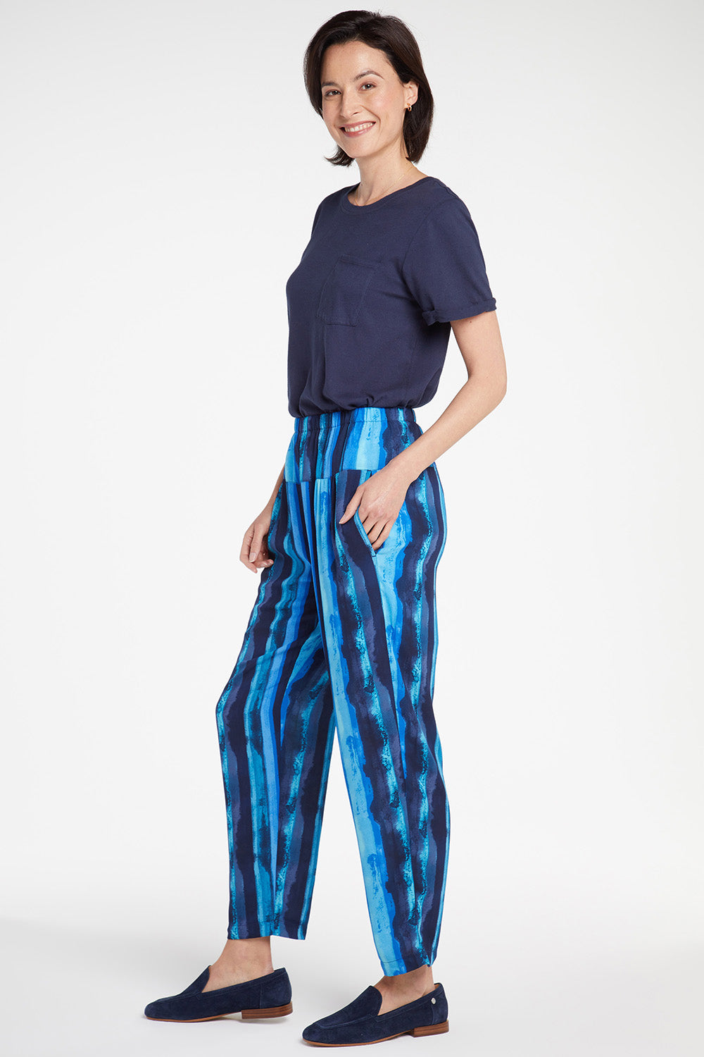 Ines Slim Pants for Women - High Waisted Stretch Skinny Trousers | Comfortable Office Work Pants & Casual Wear | Perfect for Business, Travel & Everyday Outfits