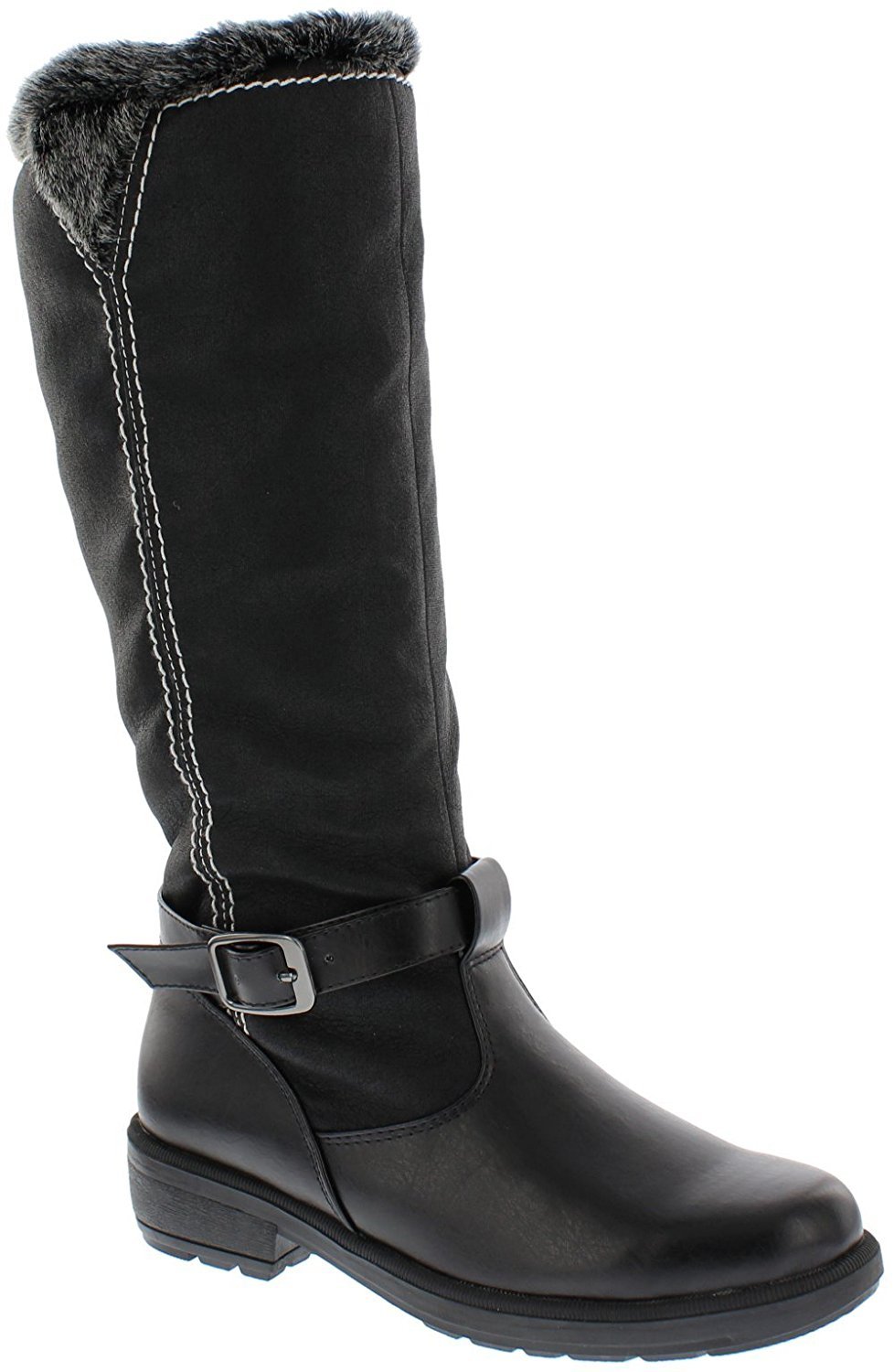 Boston Accent Women's Patty Insulated Waterproof Winter Snow Boots with Zipper - Warm & Stylish for Snowy Days, Outdoor Activities & Cold Weather Fashion