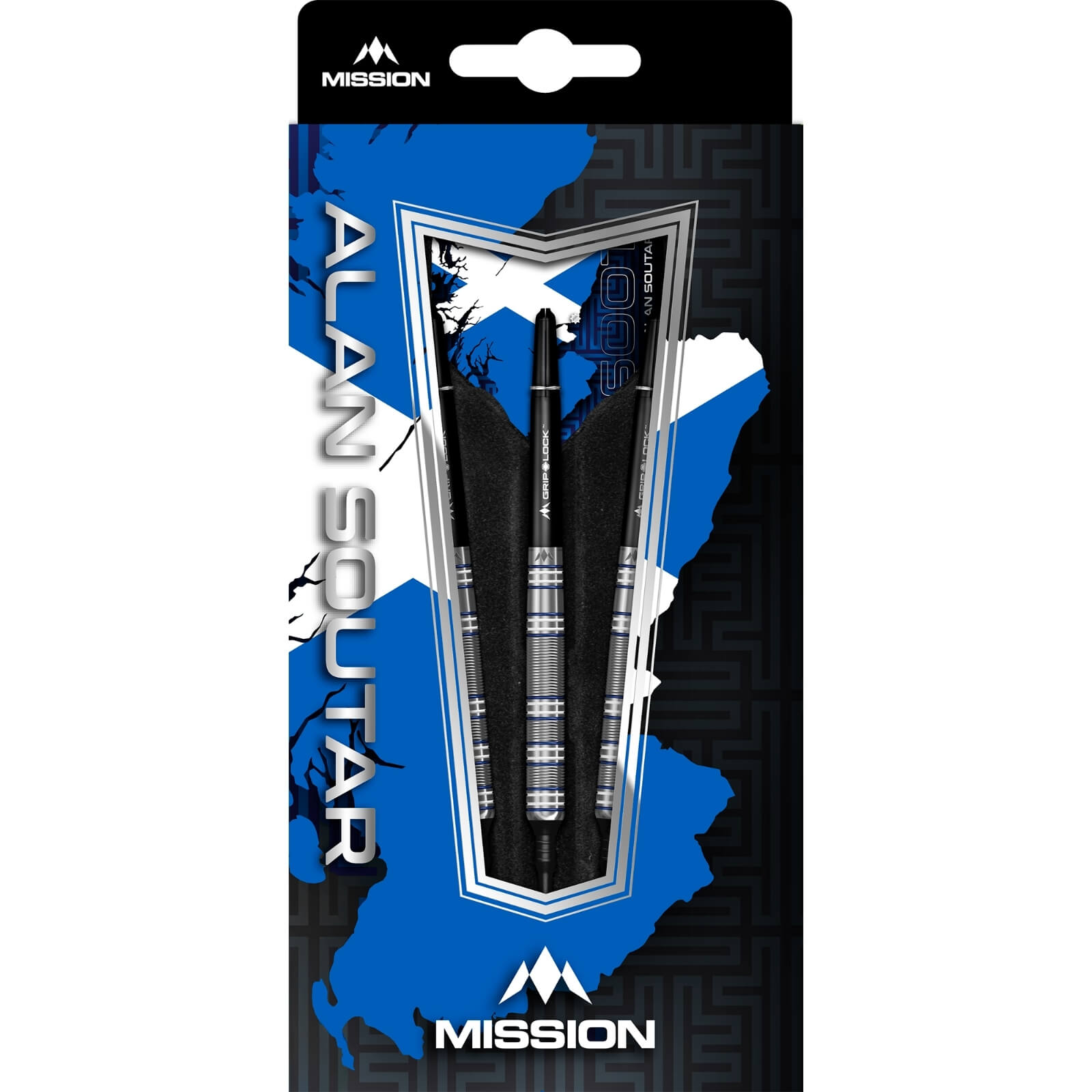 Mission Alan Soutar 90% Tungsten Soft Tip Darts 22g - Professional Darts for Home, Bar & Tournament Play