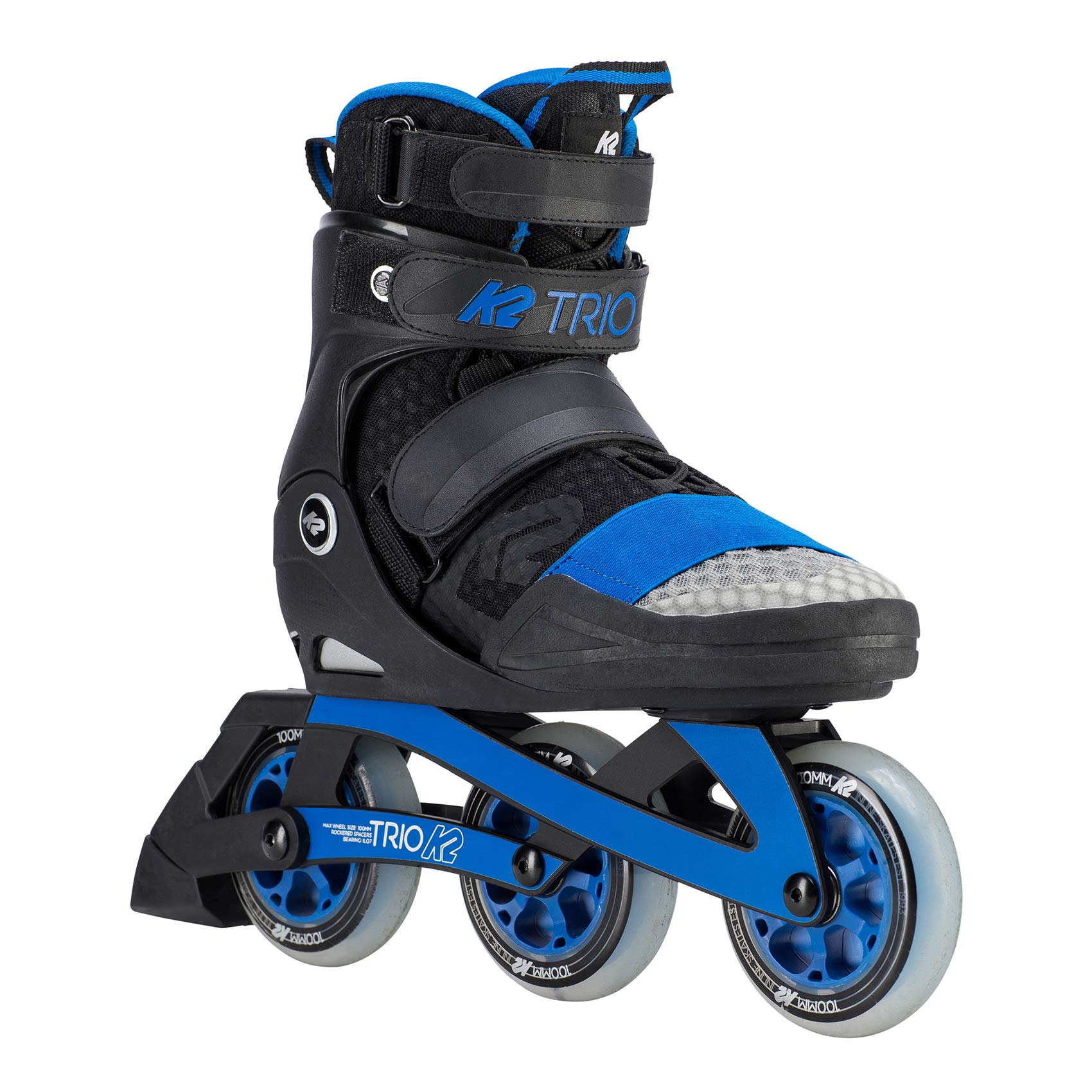 K2 Trio 100 Men's Urban Inline Skates - High Performance Adult Rollerblades for Fitness & City Skating (2018 Model) | Perfect for Commuting, Exercise & Outdoor Recreation