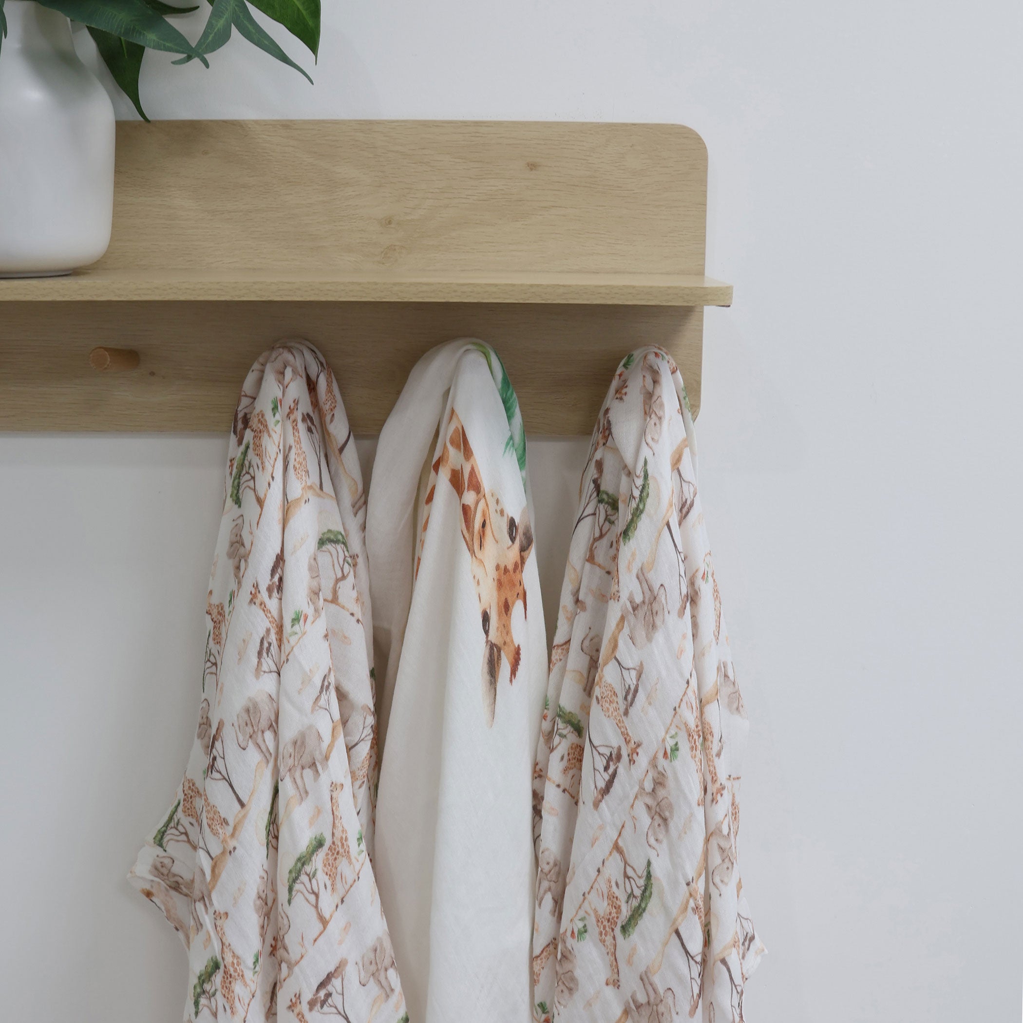 Adventure Bamboo 3-Pack Organic Muslin Swaddle Blankets for Babies - Soft & Breathable for Newborns, Infants & Toddlers - Perfect for Swaddling, Nursing & Stroller Use