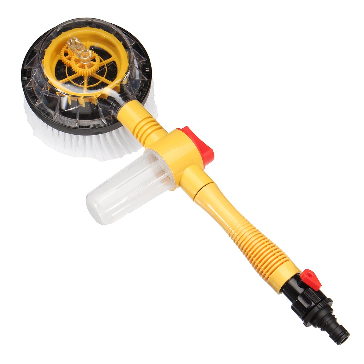 YONGYAO High Pressure Car Foam Brush with Rotating Sponge Head - Automatic Hose Wash Cleaner Cup for Car Detailing & Washing - Perfect for Home, Car Wash Business & DIY Auto Cleaning