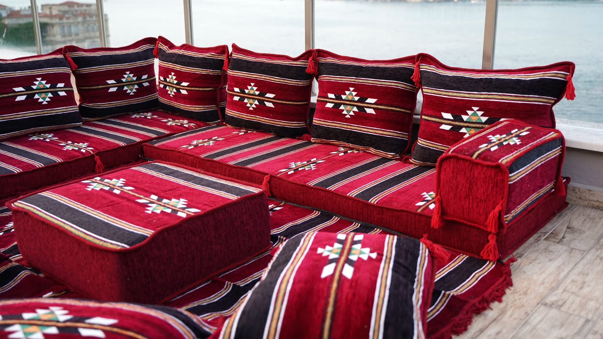 L-Shaped Floor Couch 4