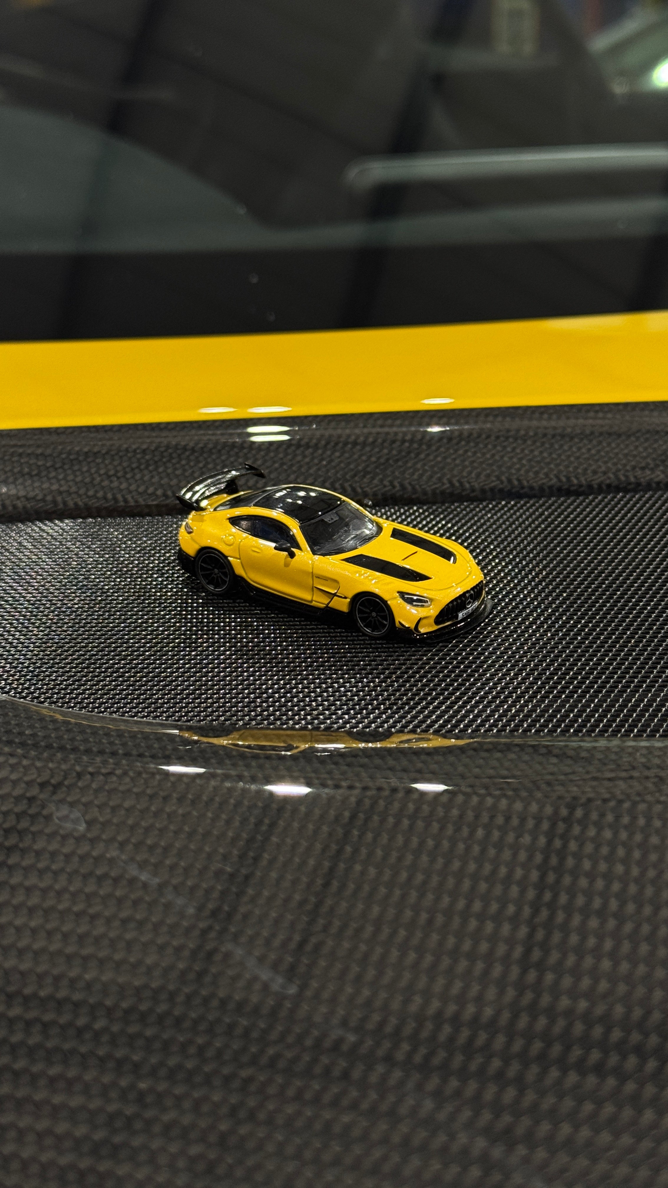 Tarmac Works 1/64 Scale Mercedes Benz AMG GT Black Series Diecast Model Car - SHMEE150 - GLOBAL64 - Perfect for Collectors, Display, and Racing Enthusiasts