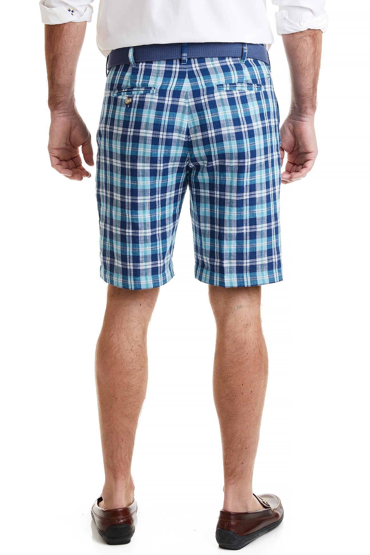 Cisco Short Atlantic Madras Shirt - Lightweight Casual Button-Up for Men - Perfect for Summer Outings & Beach Vacations