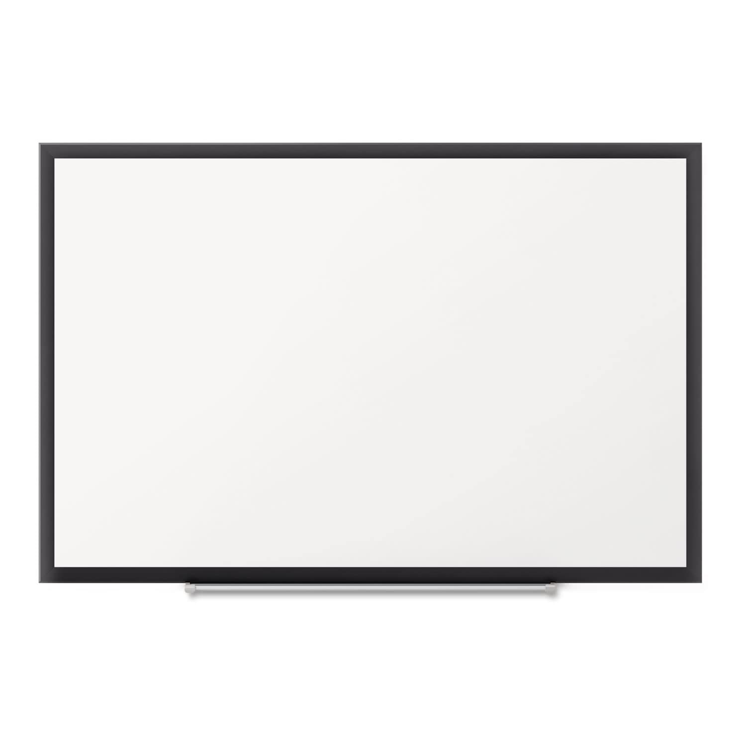 Quartet Magnetic Dry Erase Whiteboard 72x48 Inches - Nano-Clean Surface Resists Stains, Black Aluminum Frame (SM537B) - Perfect for Office Meetings, Classroom Teaching & Home Organization