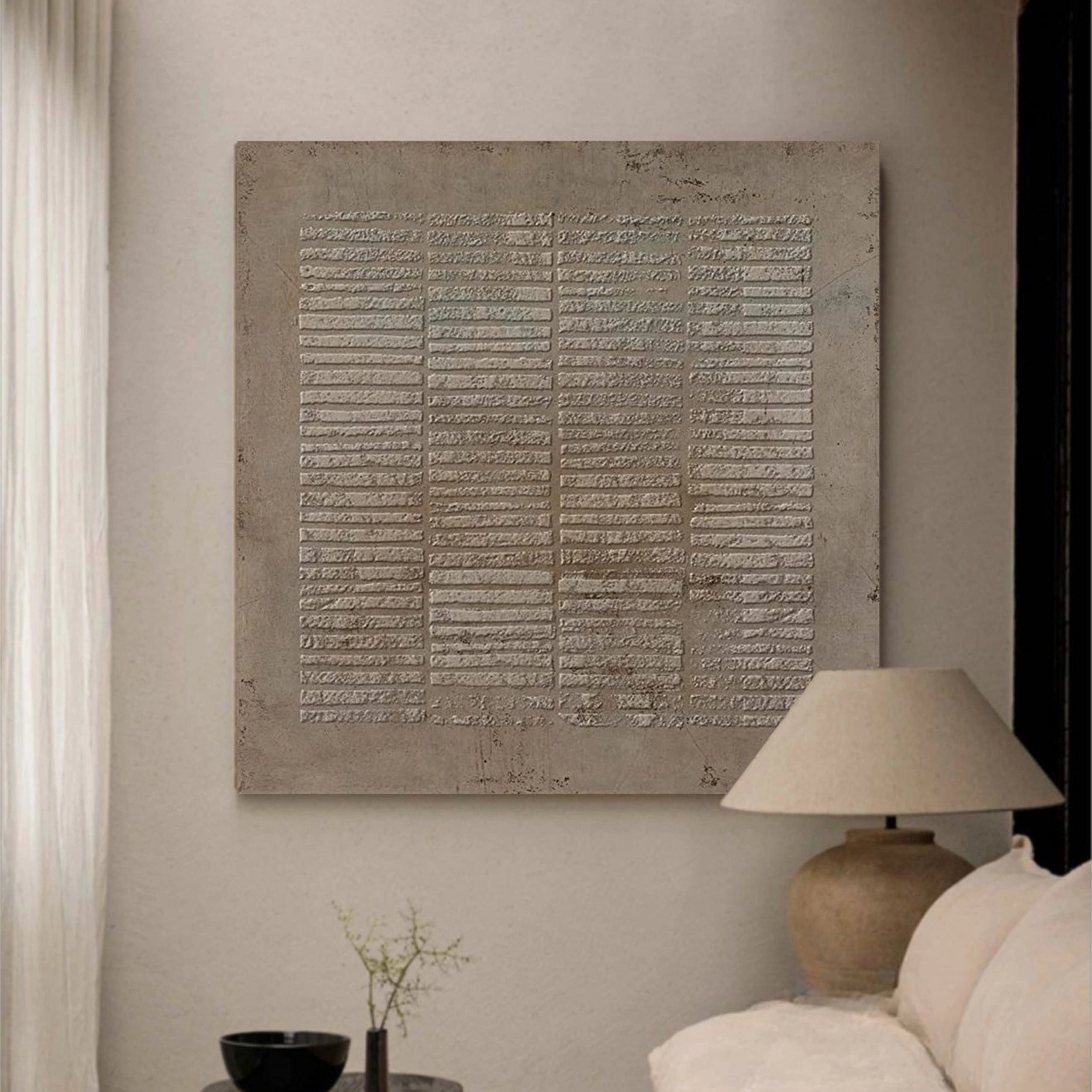 Abstract Tranquility Art Painting #WS024 - Modern Wall Decor for Living Room, Bedroom & Office - Handmade Canvas Artwork for Home Decoration