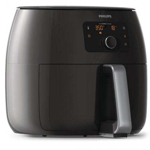 PHILIPS Digital XXL Twin TurboStar 1.4kg Air Fryer HD9650/96 - Certified Refurbished with Manufacturer Warranty | Perfect for Family Cooking, Healthy Meals & Quick Snacks