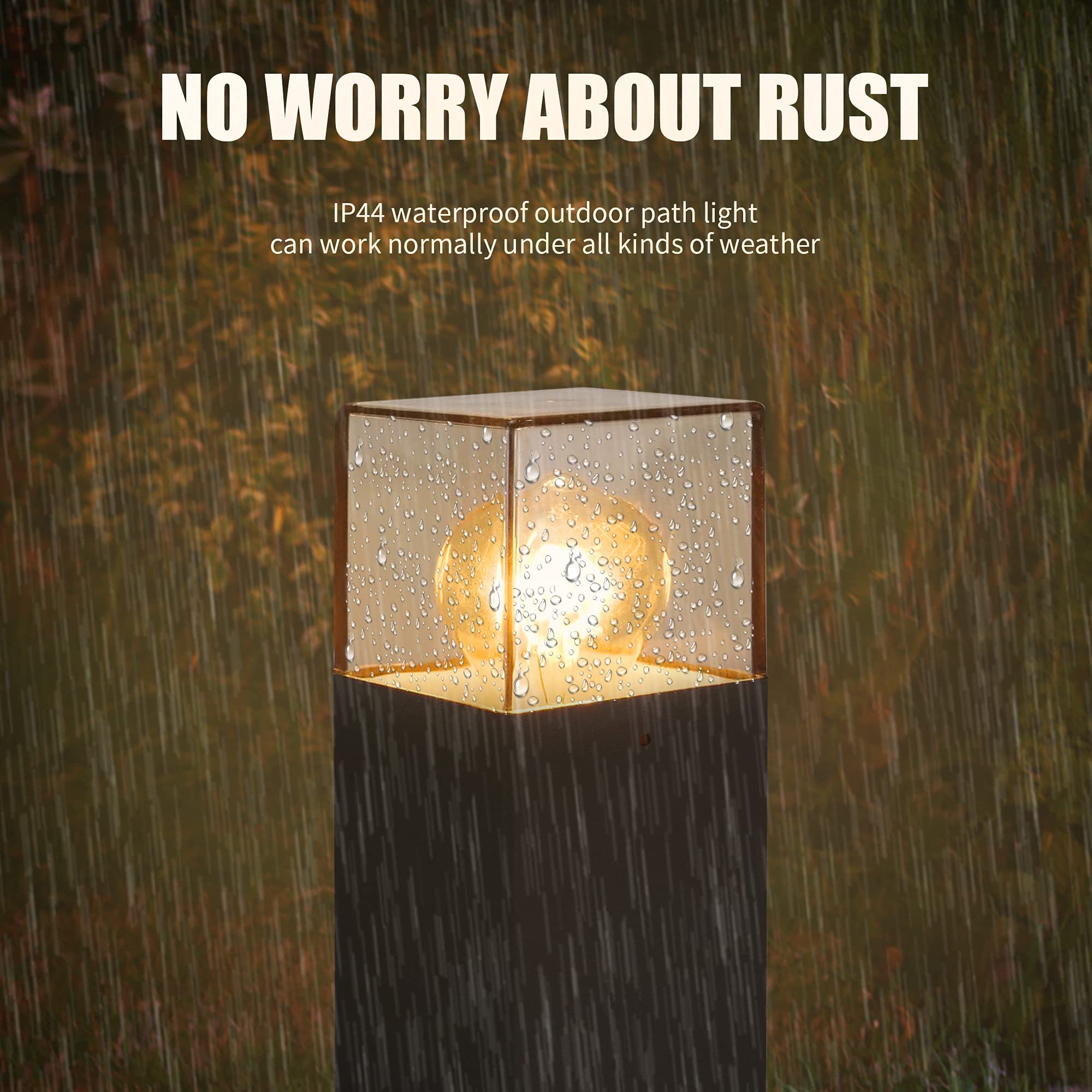 Modern Outdoor Bollard Light - 31.5