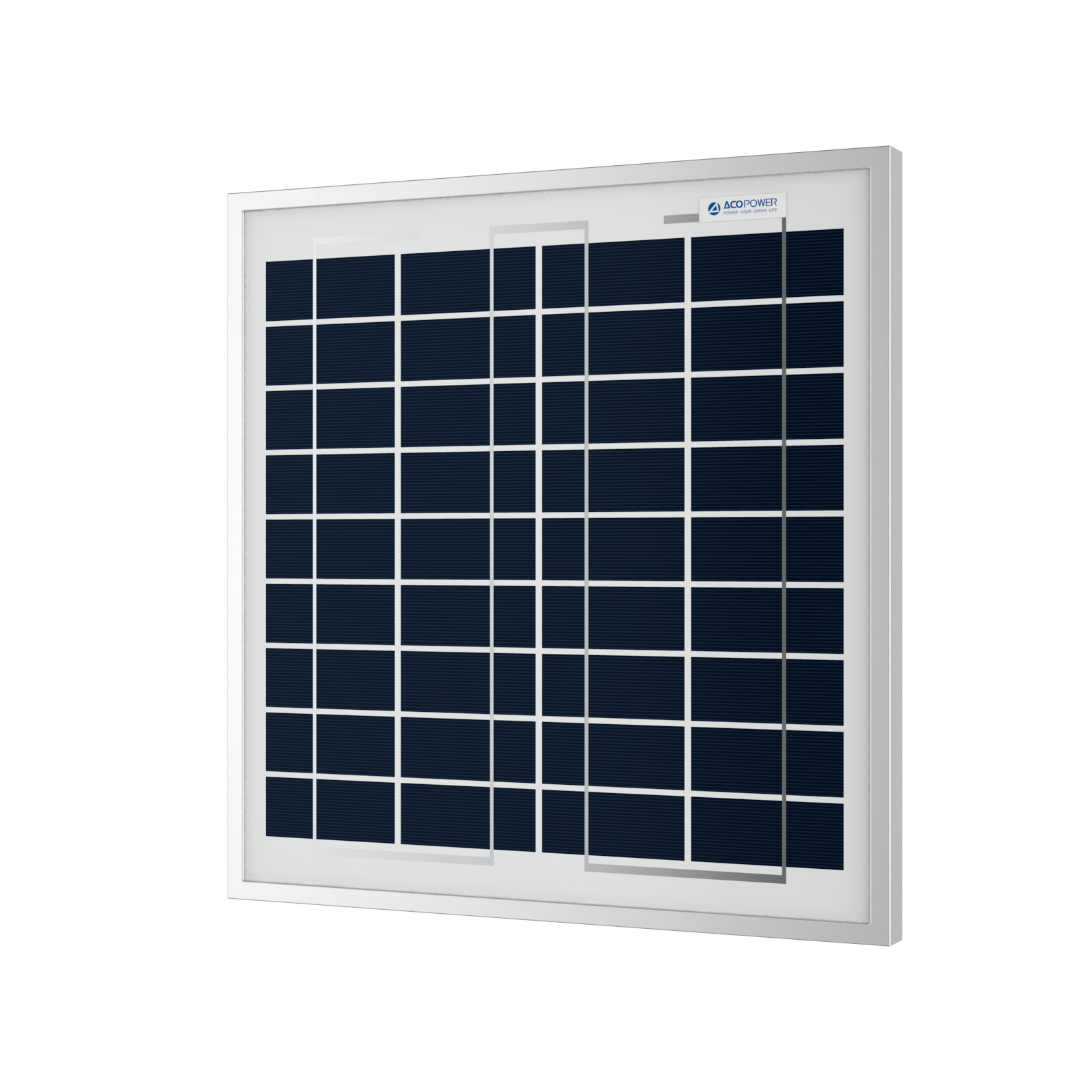 ACOPower 15W Polycrystalline Solar Panel - 12V Battery Charger for RV, Boat, Camping & Off-Grid Power Supply | Portable Solar Charging Solution for Outdoor Adventures
