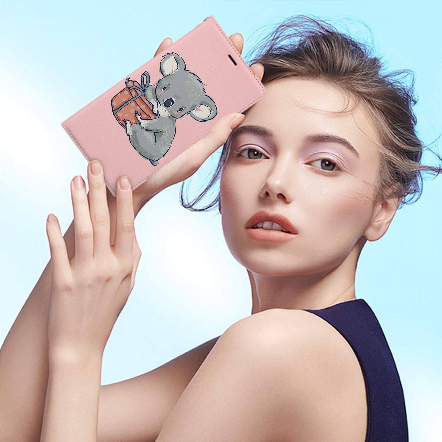 Huawei Wallet - Stylish RFID Blocking Leather Wallet with Koala & Friends Design | Perfect for Travel, Shopping & Everyday Use