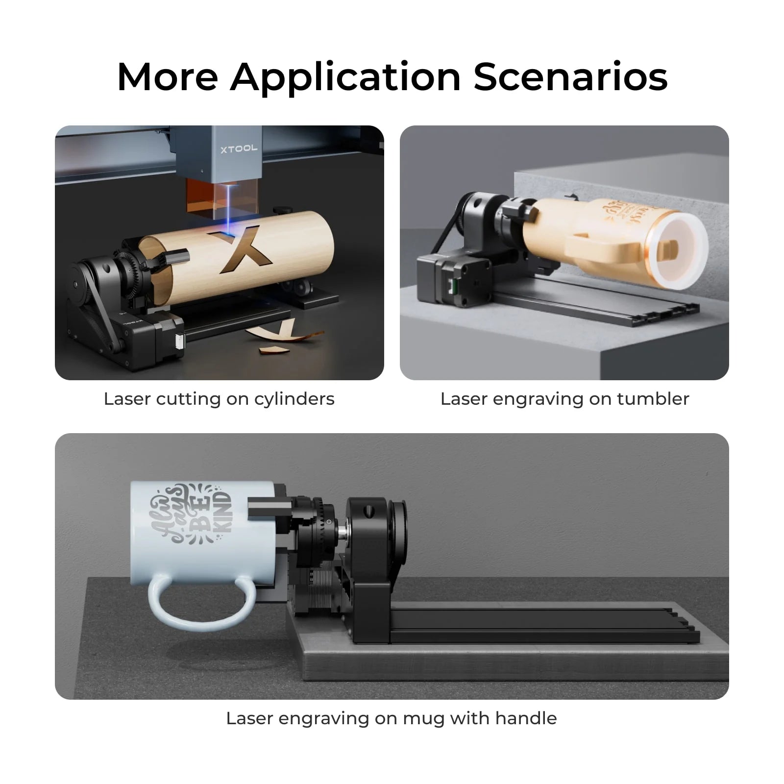 xTool RA2 Pro Laser Engraver Module - Compatible with F1 & P2 Engravers | High-Precision Laser Engraving for Wood, Metal, Leather | Perfect for DIY Crafts, Personalized Gifts & Small Business Production