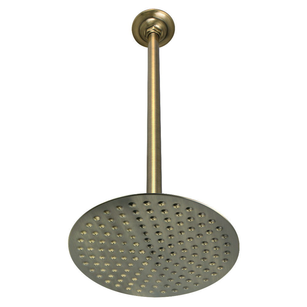 Kingston Brass K236K20 Trimscape 7.75 Inch Showerhead with 17 Inch Ceiling Mount Shower Arm - Modern Bathroom Fixture for Luxurious Spa-Like Experience