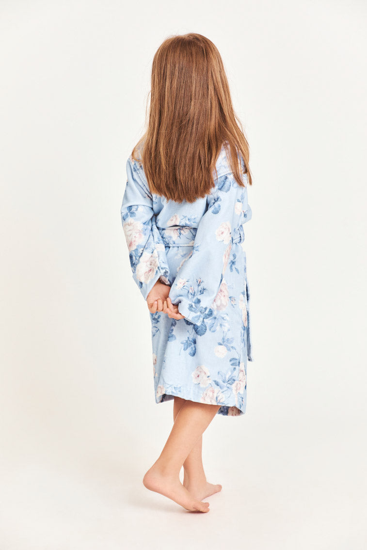 Soft & Cozy Kids Cotton Bath Robe - Hooded Bathrobe for Boys & Girls - Absorbent & Quick-Drying - Perfect for Bath Time, Pool, Spa & Lounging at Home