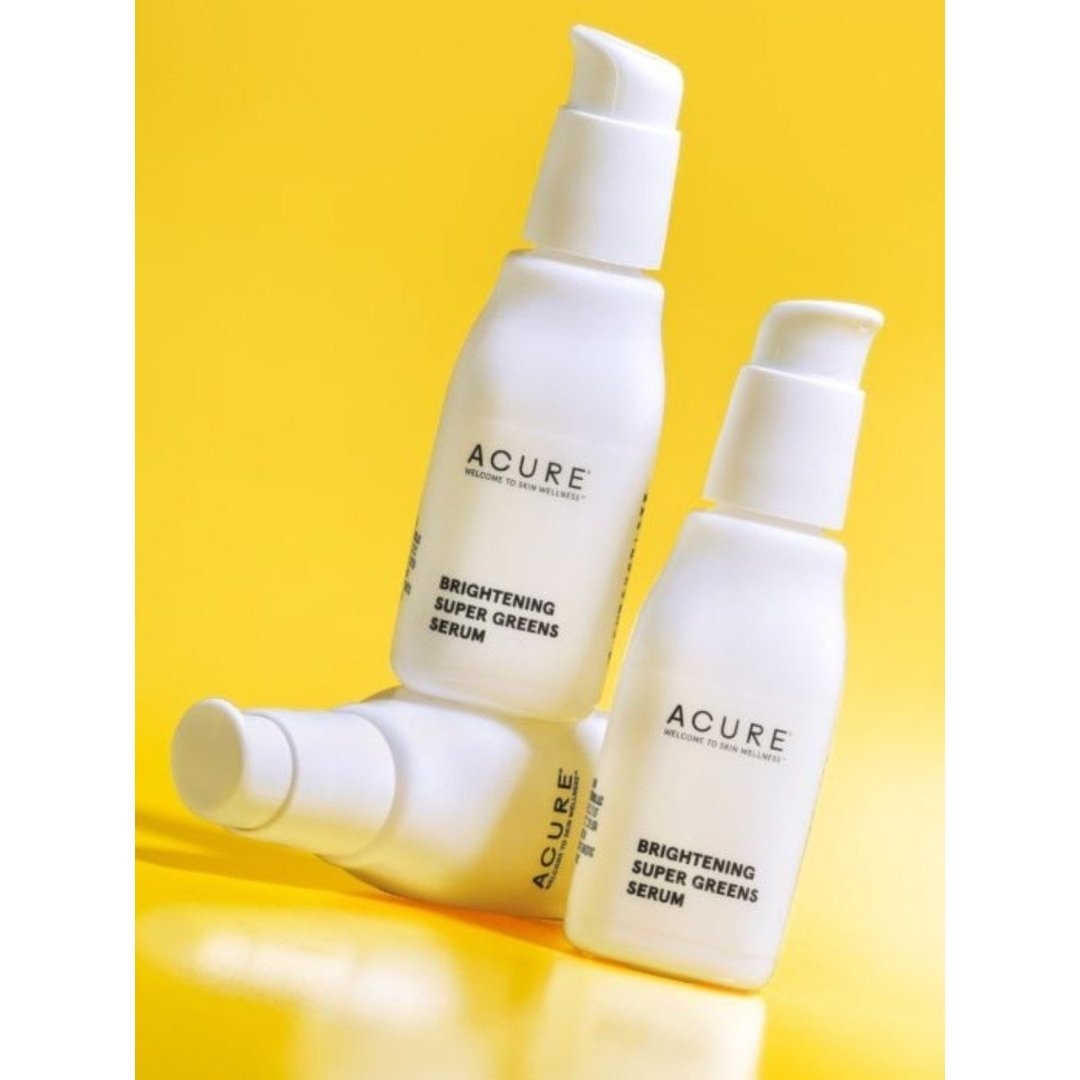 Brightening Super Greens Serum - Vitamin C & Antioxidant Facial Serum for Glowing Skin - Perfect for Morning Skincare Routine & Anti-Aging Care