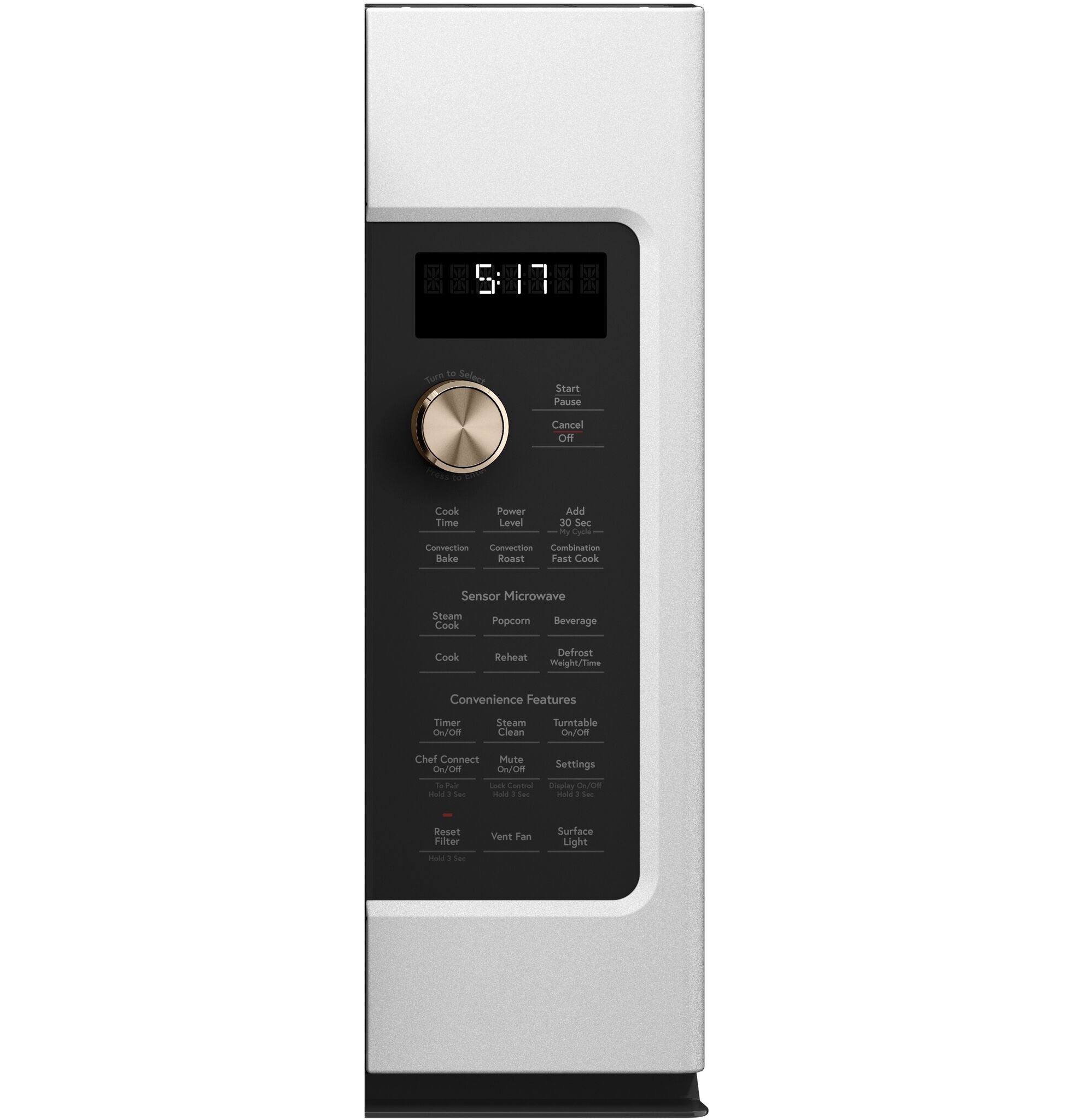 Café™ Matte White Over the Range Convection Microwave Oven - 1.7 Cu.Ft Capacity, Built-in Design, Sensor Cooking - Perfect for Modern Kitchens & Small Spaces